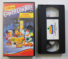 MovieFair CANTA CON NOI (1998),VHS DISNEY,IL NATALE VIEN CANTANTO,CARTONI
