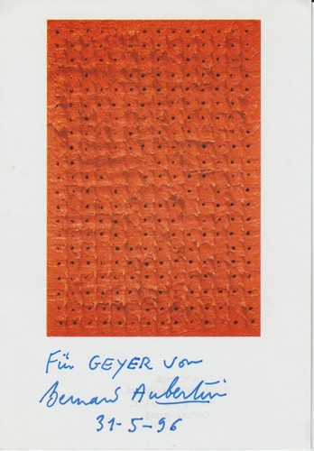 Bernard aubertin cartolina - bernard, aubertin,
