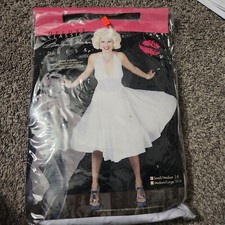Costume vestito Marilyn Monroe piccolo medio 2-8 Halloween travestimento 