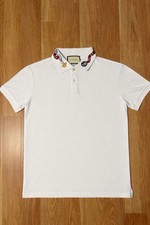 Polo Gucci bianca in cotone