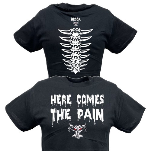 Shirt nera uomo brock lesnar - t-shirt,