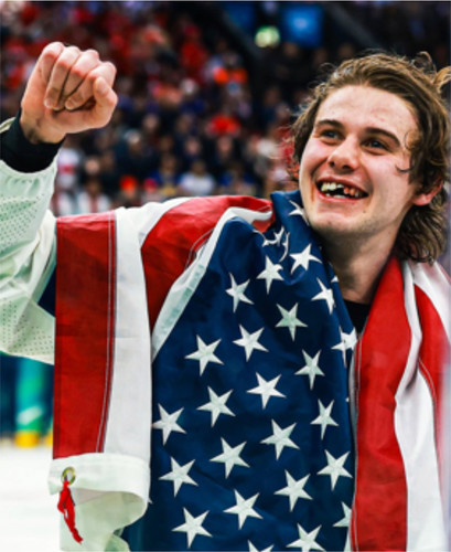Jack hughes maglietta usa - -,