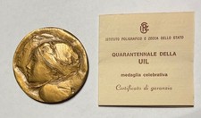 MEDAGLIA UIL 1990 40° ANNO DI