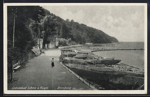 Lohme rügen sentiero - lohme, rügen,