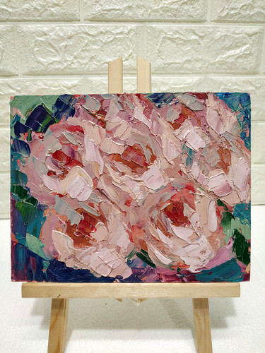 Original oil painting abstract - original,