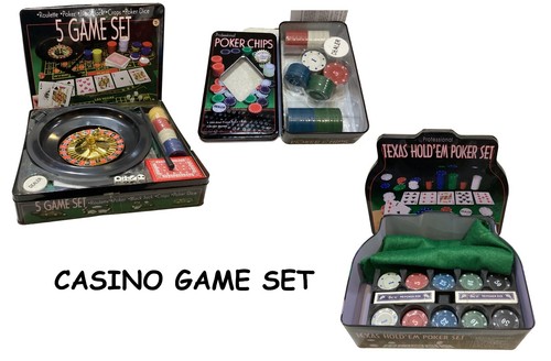 Poker casino game set - set, texas