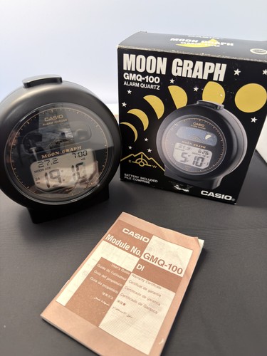 Casio gmq 100 moon - moon, graph