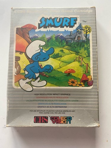 Coleco vision puffi smurfs - vision,