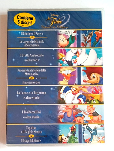 Fiabe disney cofanetto da - cofanetto,