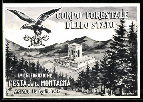 Cartolina corpo forestale - cartolina,