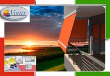 Tenda da SOLE con cassonetto e braccetti in alluminio - TEMPOTEST - su misura