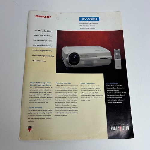Sharp s90u proiettore lcd - sharp,
