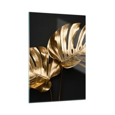 Quadro su Vetro 50x70cm Dorato