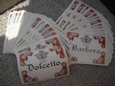 VINTAGE LOTTO ETICHETTE VINO -