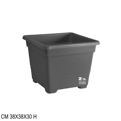 Vaso quadrato 38x38x30 h - vaso,