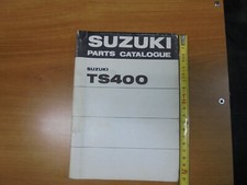 manuale moto ricambi suzuki ts 400 j k l m anno 1974 in lingua inglese