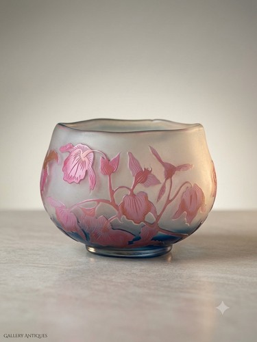 Vaso vetro cammeo emile - *vaso, in