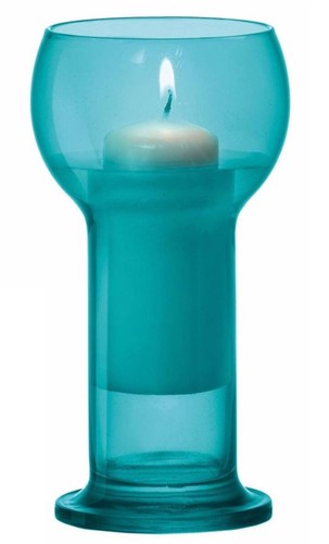 Portacandela azzurro bormioli - portacandela,