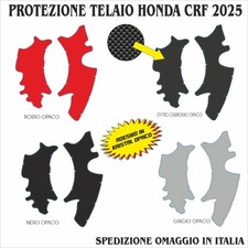 Honda CRF 2025 protezioni laterali TELAIO Adesivi in kristal OPACO