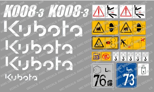 Kubota k008 mini escavatore - k008-3,