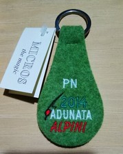 Portachiavi Alpini in feltro - Adunata 2014 Pordenone 12 cm
