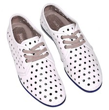 Mocassini uomo Dolce & Gabbana mocassini scarpe pelle di vitello bianca 7US 40EU