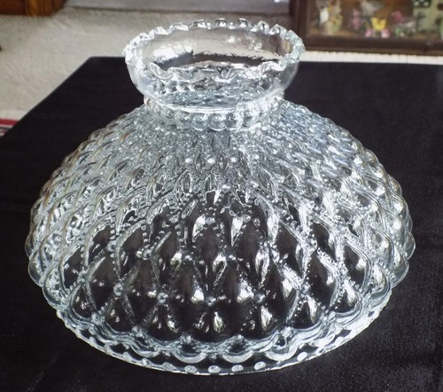 Vtg clear glass diamond - vtg,