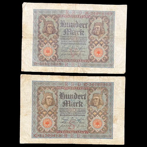 1920 banconota tedesca - , 100