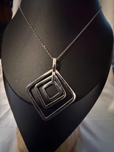 Collana moderna argento