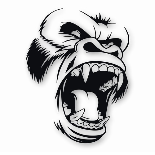 Horror ape totem animal - ape,