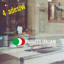 4 adesivi made in italy per