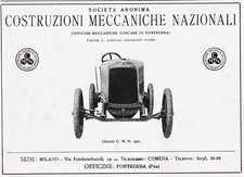 PUBBL. 1920 C.M.N.  COSTRUZIONI MECCANICHE NAZIONALI TOSCANA PONTEDERA PISA