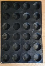 stampo silicone candele silikomart SQ060, 24 cilindri medi di diametro da 7 cm