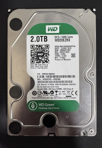 Green 2tb wd20ezrx - green,