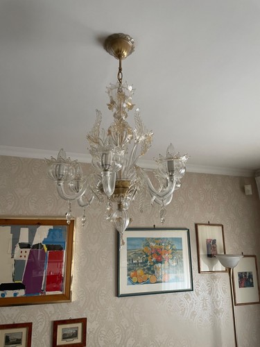 Lampadario vetro murano luci - vetro,