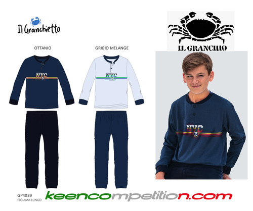 Granchietto pigiama ragazzo - granchietto,