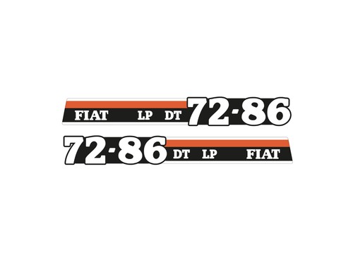 Kit adesivi trattore fiat - kit,