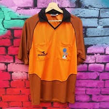 MAGLIA VINTAGE DIADORA DA ARBITRO TG L FIGC CALCIO FOOTBALL JERSEY SHIRT