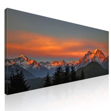 Quadro Montagne Tramonto