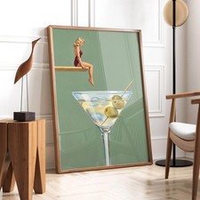 Poster dirty martini arte da - -,