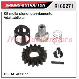 Kit molla pignone avviamento