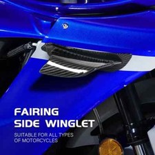 Per Yamaha YZF R1 R1M R7 R6 Spoiler Ala Carena Moto Fibra di Carbonio