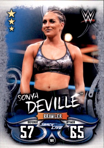 Topps slam attax live - attax, scheda
