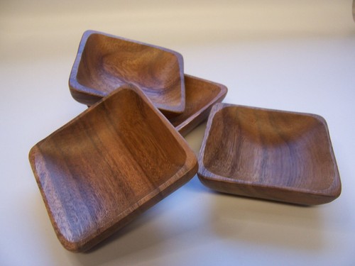 Set piatti legno - set, 4