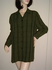 CAMICIA BLUSA VERDE TAGLIA 46/48 TAGLIE FORTI LEGGI LE MISURE