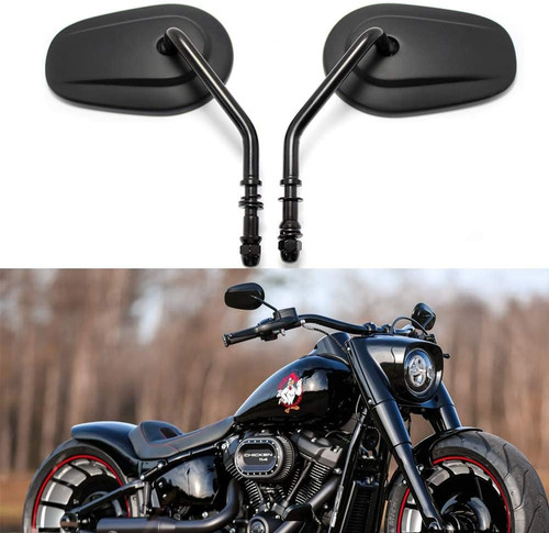 8mm nero moto manubrio - nero,