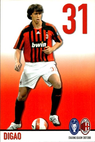 Cartolina calcistica milan - calcistica, ac