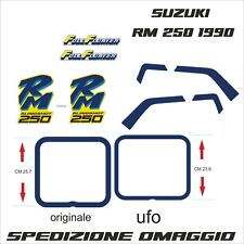 Adesivi in kristal SUZUKI rm 250 1990 KIT COMPLETO 