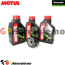TAGLIANDO OLIO + FILTRO MOTUL 5100 10W40 KAWASAKI 800 W 2012