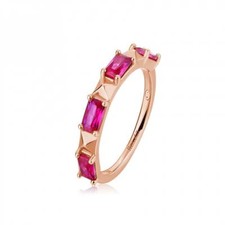 Pink Gem Ring RZCU111 Necklace